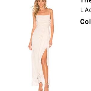 Revolve The Nanette Midi Dress in Eggnog